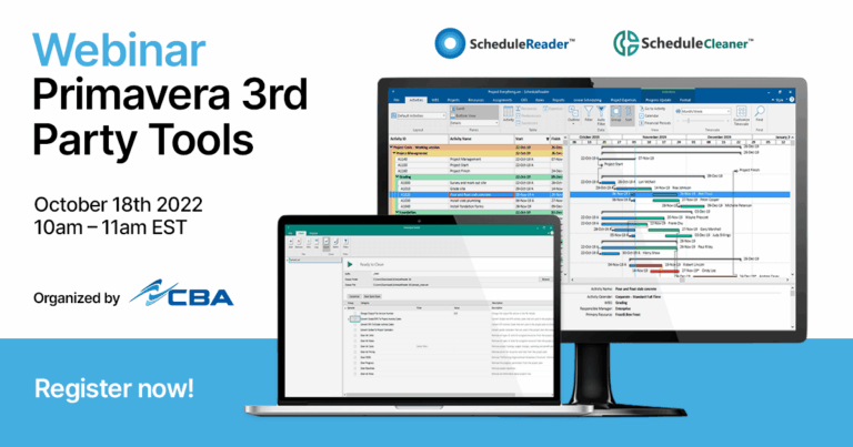 Webinar: Primavera 3rd Party Tools