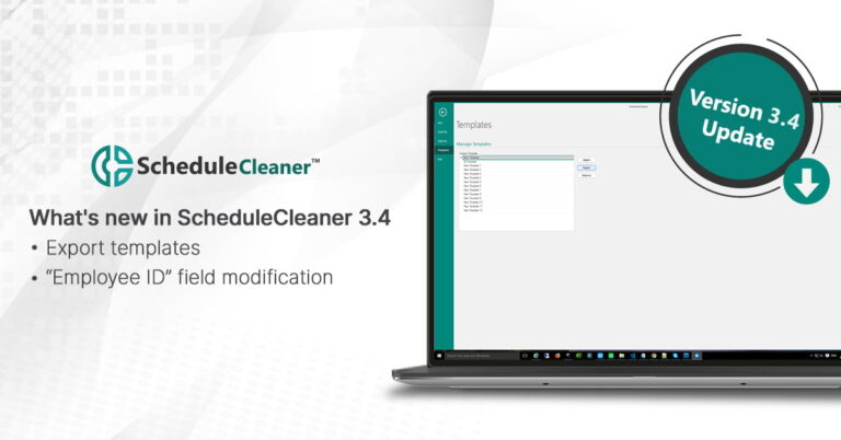 ScheduleCleaner Introduces Version 3.4